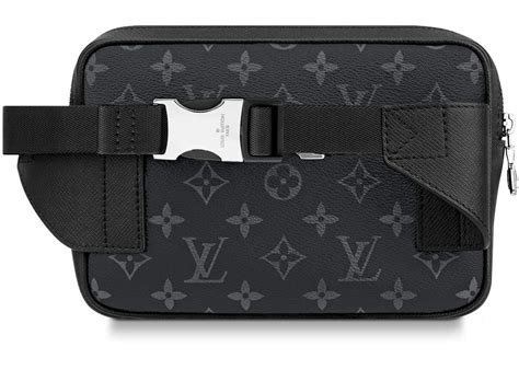 Louis Vuitton Outdoor Bumbag Monogram Eclipse Taiga Black